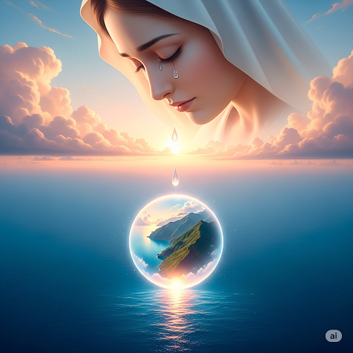 La Lágrima de la Virgen María: Una Leyenda de Esperanza y Belleza